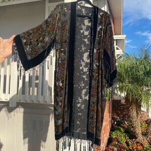 Elegant Beaded Robe/Wrap